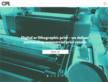 Tablet Screenshot of cpl-print.co.uk